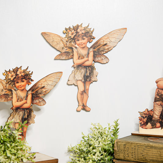 Wooden Pixie Wall art