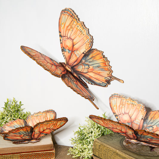 Rainbow Wooden 3D Butterfly