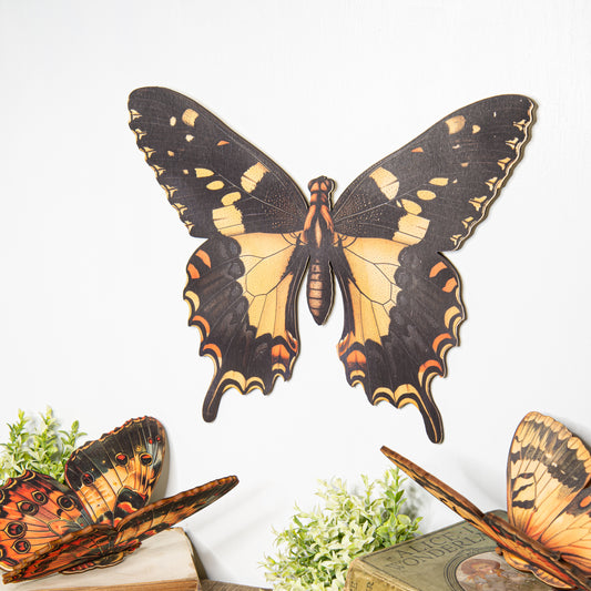 Black Wooden Butterfly Wall art